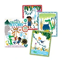 Eeboo Volcano Island Create A Story Pre-Literacy Cards Interactive Toy
