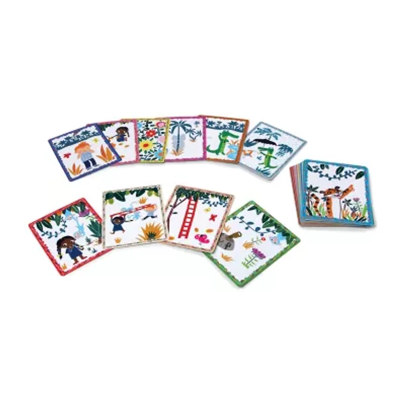 Eeboo Volcano Island Create A Story Pre-Literacy Cards Interactive Toy