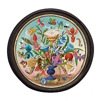 Eeboo Piece And Love Crazy Bug Bouquet 500 Piece Round Jigsaw 500-pc. Puzzle