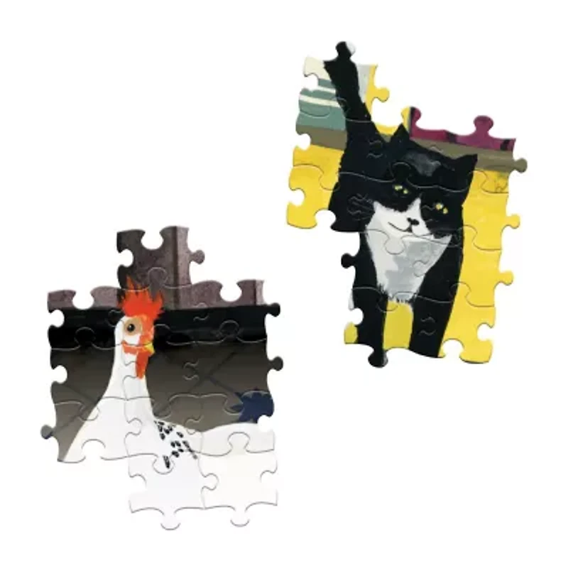 Eeboo Piece And Love Kitchen Chickens 1000 Piece Square Adult Jigsaw 1000-pc. Puzzle