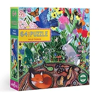 Eeboo Wild Things 64 Piece Jigsaw 64-pc. Puzzle