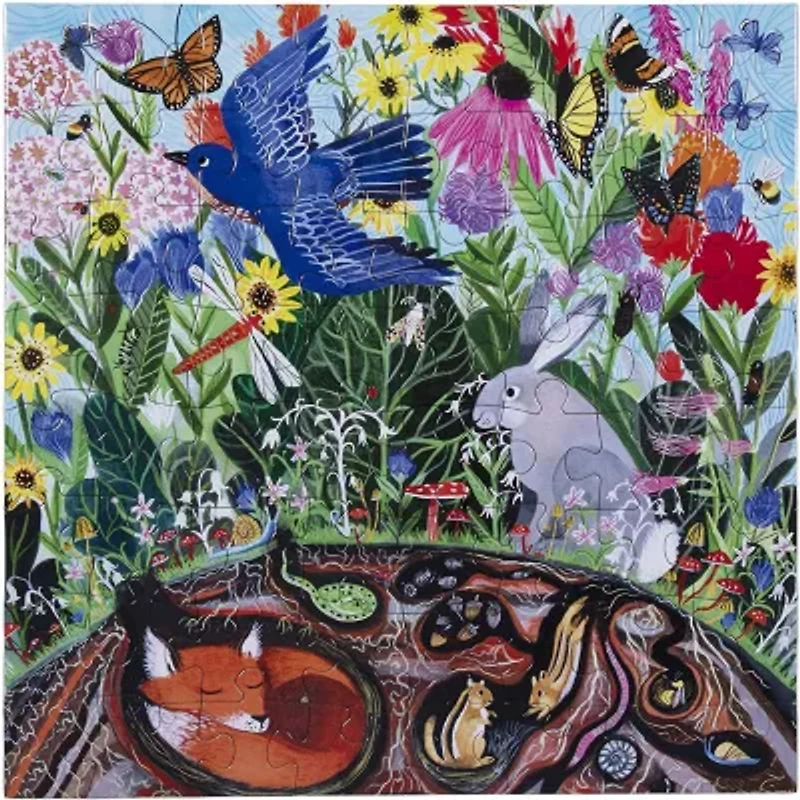 Eeboo Wild Things 64 Piece Jigsaw 64-pc. Puzzle