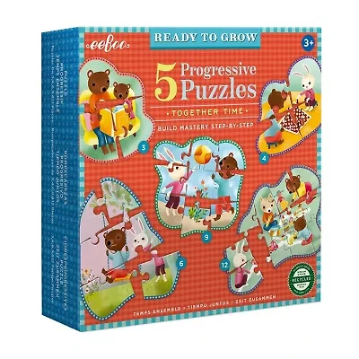 Eeboo Ready To Grow - Together Time P. Puzzle 34-pc. Puzzle