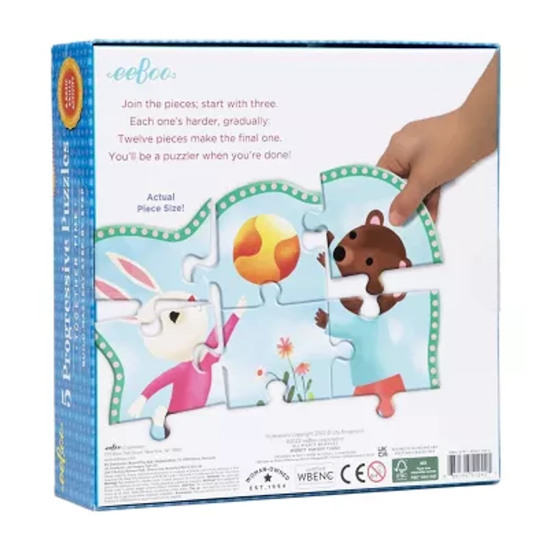 Eeboo Ready To Grow - Together Time P. Puzzle 34-pc. Puzzle