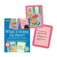 Eeboo What'S Going On Here? Conversation Flashcards 50-pc. Card Game