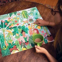 Eeboo Piece And Love Plant Ladies 1000 Piece Square Adult Jigsaw 1000-pc. Puzzle