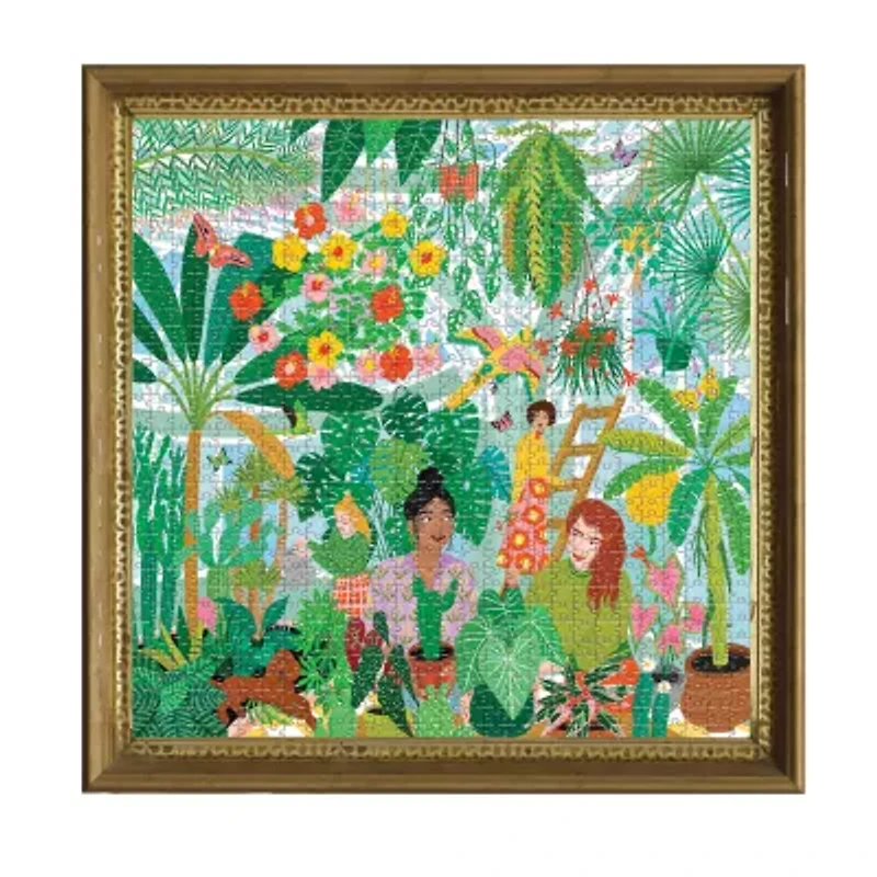 Eeboo Piece And Love Plant Ladies 1000 Piece Square Adult Jigsaw 1000-pc. Puzzle