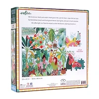 Eeboo Piece And Love Plant Ladies 1000 Piece Square Adult Jigsaw 1000-pc. Puzzle