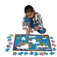 Eeboo World Map 100 Piece 100-pc. Puzzle