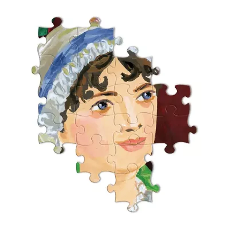 Eeboo Piece And Love Jane Austen'S Book Club  1000 Piece Square Adult Jigsaw 1000-pc. Puzzle