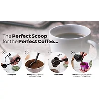 EZ Scoop 2 In 1 Coffee Scoop With Funnel