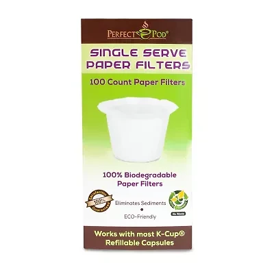 Perfect Pod Single Serve 100 Ct Paper Filters