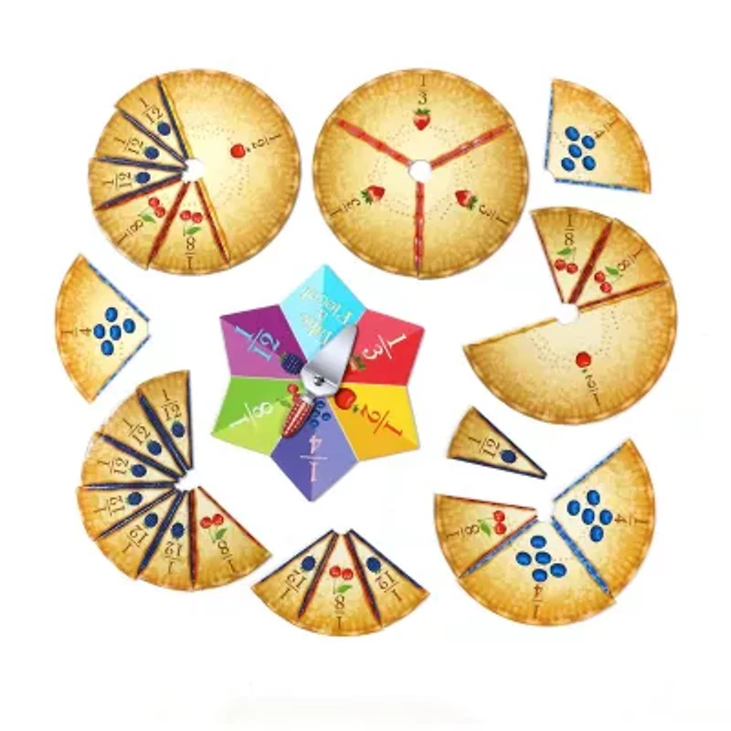 Eeboo Make A Pie Fraction Game