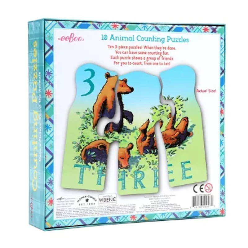 Eeboo Animal Counting Set 20-pc. Puzzle