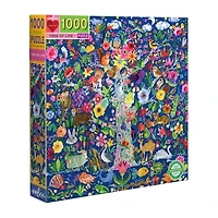 Eeboo Piece And Love Tree Of Life 1000 Piece Square Adult Jigsaw 1000-pc. Puzzle