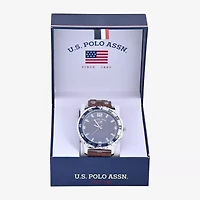 U.S. Polo Assn. Us Polo Mens Brown Strap Watch Us5293jc