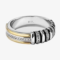 Star Wars Fine Jewelry A Jedi™ Mens Diamond Accent Natural White 14K Two Tone Gold Fashion Ring