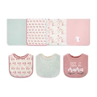 The Peanutshell 0-3m Floral Elephant Baby Unisex 30-pc. Baby Clothing Set