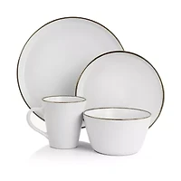 Elama Arthur 16-pc. Stoneware Dinnerware Set