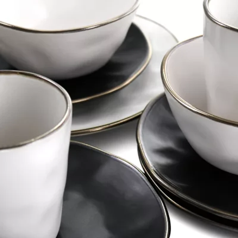 Elama Roman 16-pc. Stoneware Dinnerware Set