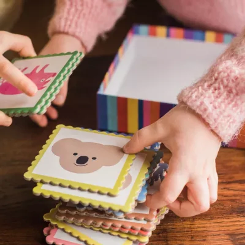 Eeboo Pre-School Animal Memory And Matching Game Brain Game