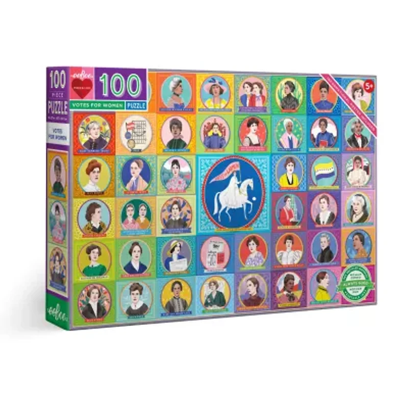 Eeboo Votes For Women 100 Piece 100-pc. Puzzle