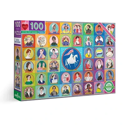 Eeboo Votes For Women 100 Piece 100-pc. Puzzle