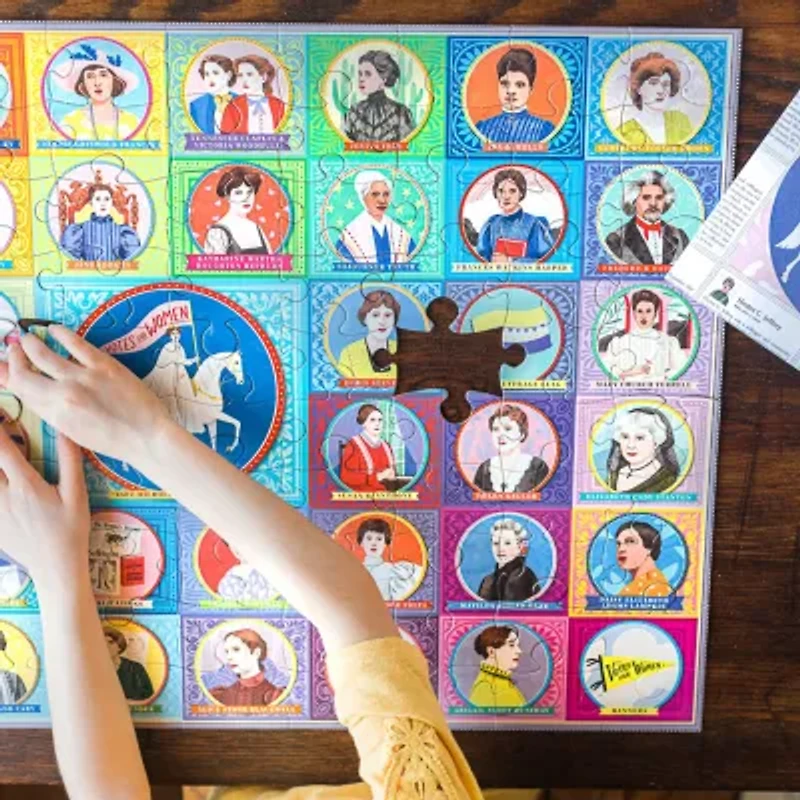 Eeboo Votes For Women 100 Piece 100-pc. Puzzle