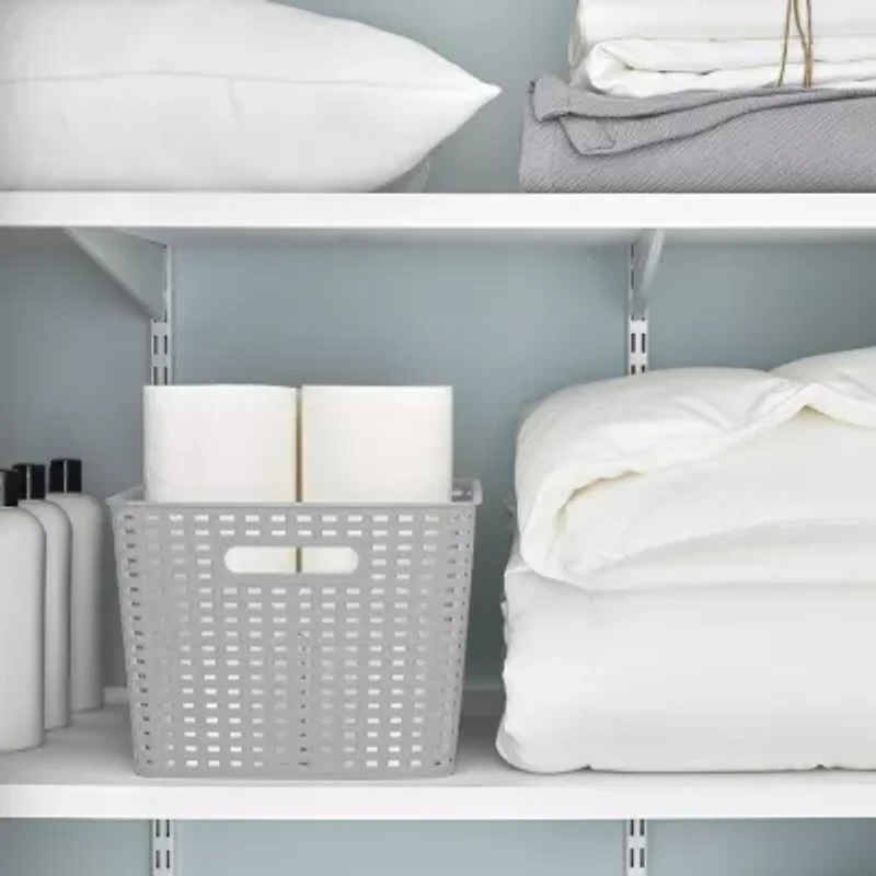 Home Expressions Medium Durable Plastic Weave Storage Bins