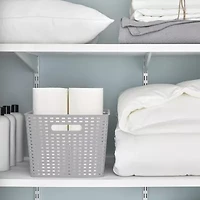 Home Expressions Medium Durable Plastic Weave Storage Bins