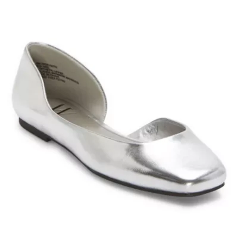 Worthington Faith Womens Square Closed Toe Ballet Flats
