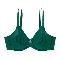 Curvy Couture Sheer Mesh Unlined Underwire Bra-1311