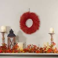 Northlight 5ft Berry And Leaves Fall Harvest Artificial Unlit Thanksgiving Indoor Garland