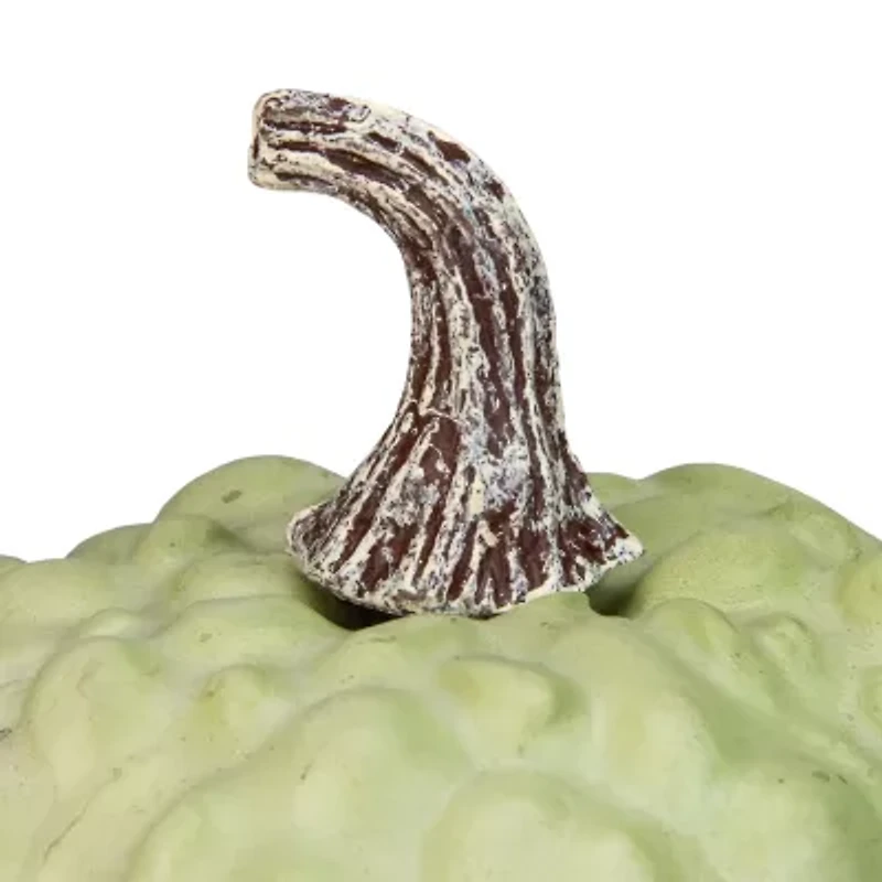Northlight "5.5"" Green Textured Pumpkin Fall Harvest" Thanksgiving Tabletop Decor