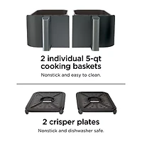 Ninja Foodi XL 2-Basket Air Fryer