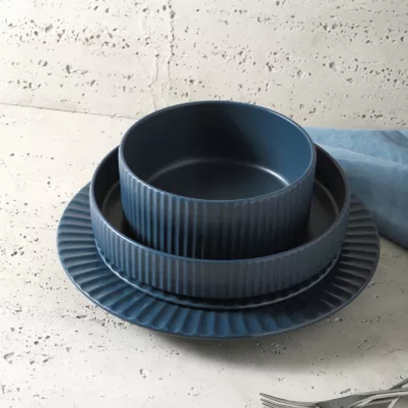 Christian Siriano New York Lusso -pc. Stoneware Dinnerware Set