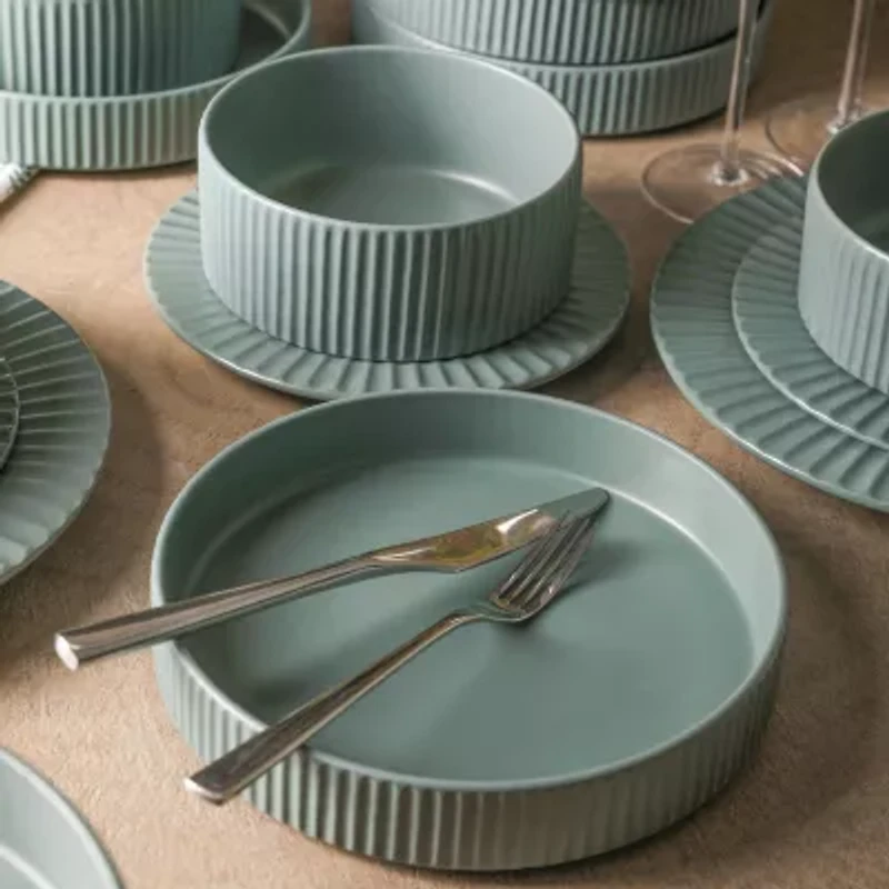 Christian Siriano New York Lusso -pc. Stoneware Dinnerware Set