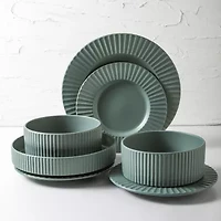 Christian Siriano New York Lusso -pc. Stoneware Dinnerware Set