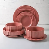 Christian Siriano New York Lusso 16-pc. Stoneware Dinnerware Set