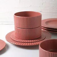 Christian Siriano New York Lusso 16-pc. Stoneware Dinnerware Set