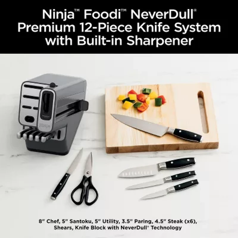 Ninja Foodi Neverdull Premium 12-pc. Knife Block Set