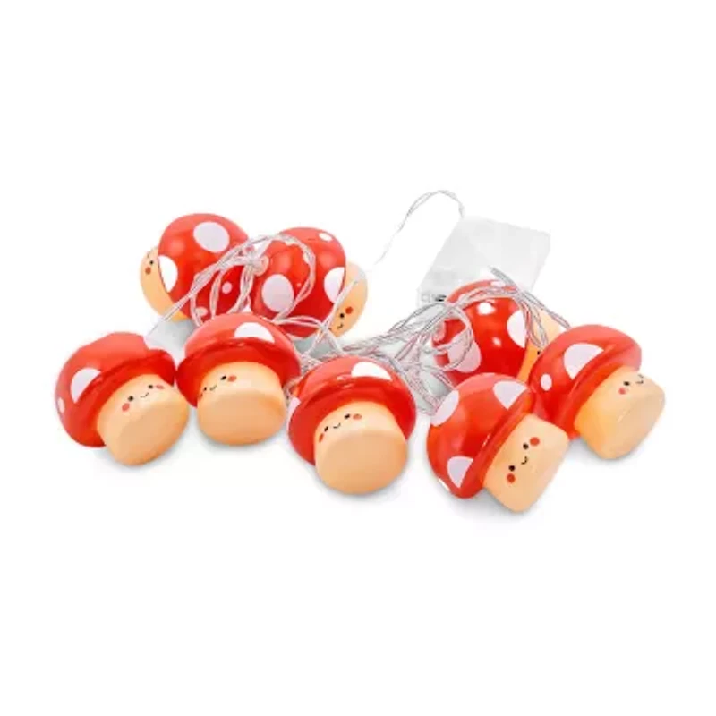 Pink Sky Mushroom String Lights