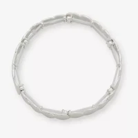 a.n.a Silver Tone Womens Stretch Bracelet