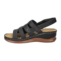 Easy Street Womens Alexi Wedge Sandals