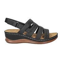 Easy Street Womens Alexi Wedge Sandals