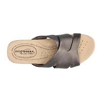 Easy Works By Street Womens Ren Wedge Sandals