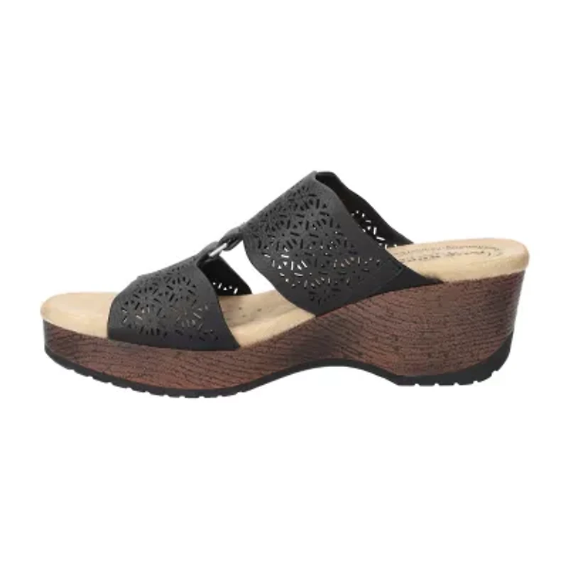 Easy Works By Street Womens Rin Wedge Sandals