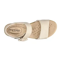 Easy Works By Street Womens Marva Heeled Sandals