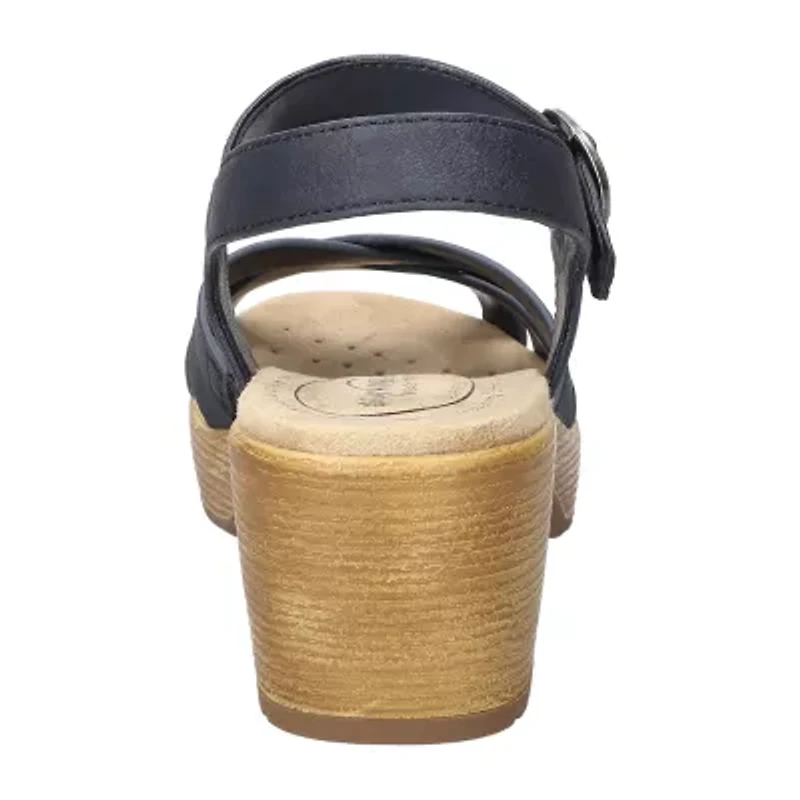 Easy Works By Street Womens Miyah Heeled Sandals