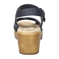 Easy Works By Street Womens Miyah Heeled Sandals